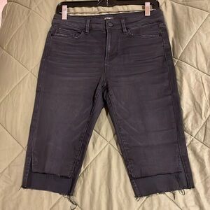 AFRM black denim Bermuda shorts size approximately 28